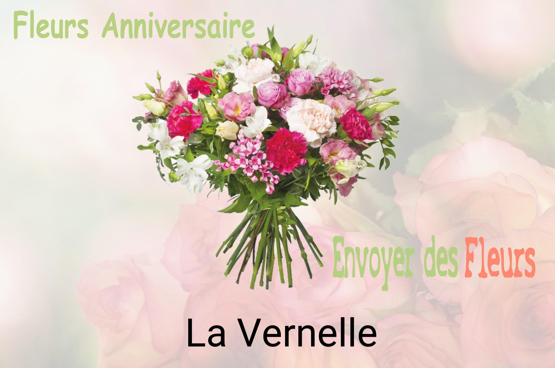 Bouquet de fleurs d’anniversaire livré à La Vernelle