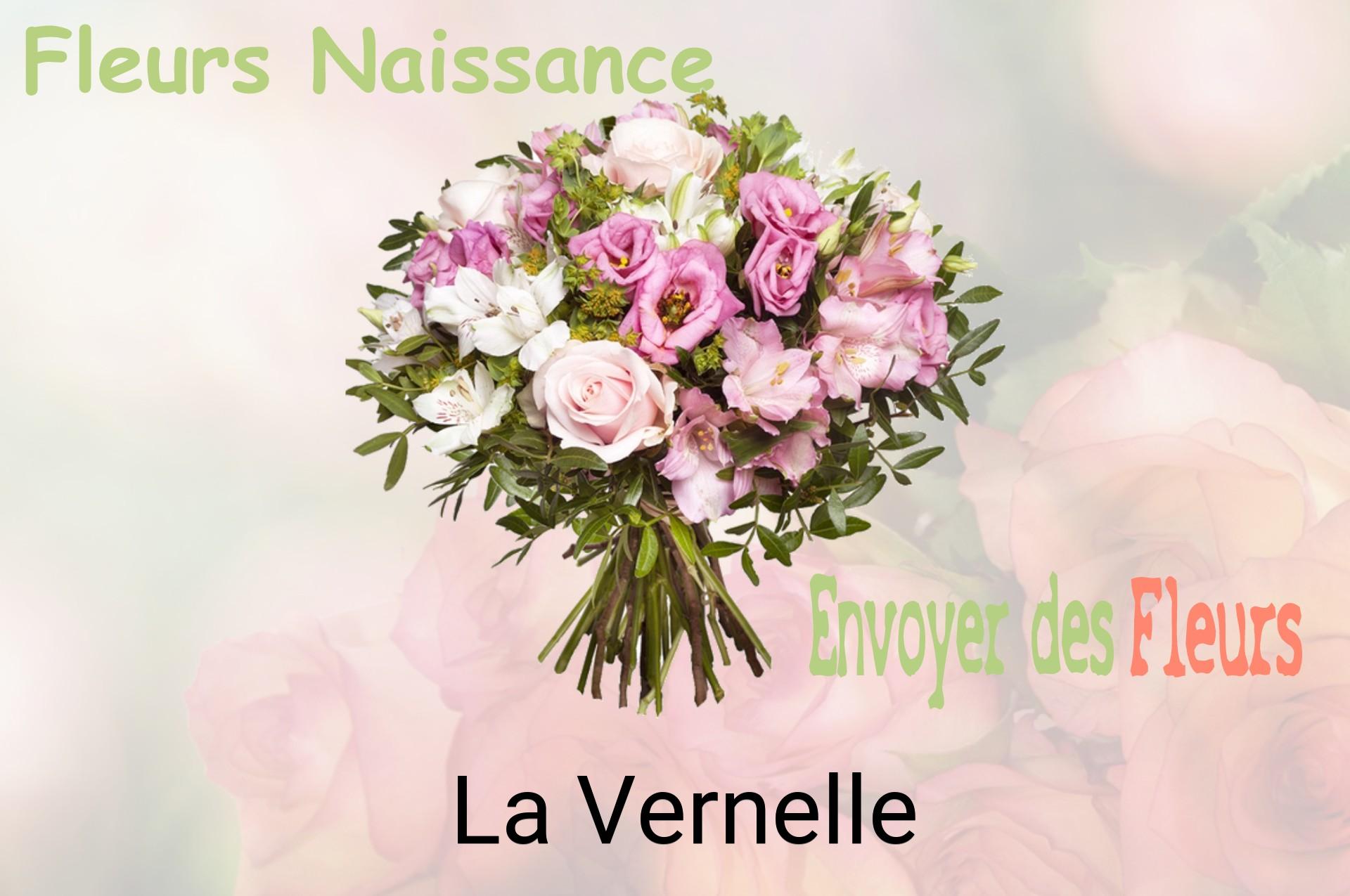 Bouquet de fleurs de naissance livré à La Vernelle